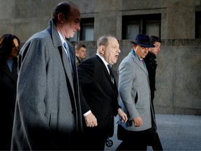 Film producer Harvey Weinstein arrives at New York Criminal Court for his sexual assault trial in the Manhattan borough of New York City, New York, U.S., January 22, 2020.