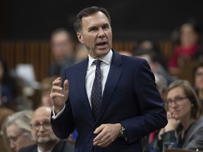 Finance Minister Bill Morneau responds to a question during Question Period in the House of Commons, Tuesday, January 28, 2020 in Ottawa.