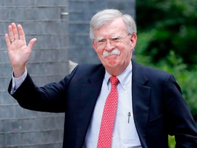 In this file photo taken on August 13, 2019 US National Security Advisor John Bolton arrives in Downing Street in London ahead of his meeting with Britain's Chancellor of the Exchequer Sajid Javid. - Former White House national security advisor John Bolton said on January 6, 2020 that he is willing to testify if subpoenaed in the Senate impeachment trial of President Donald Trump.