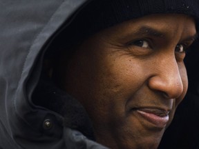 Ahmed Hussen, Canada's Minister of Families, Children and Social Development, is seen during a news conference at a construction site that will soon house residential housing in Toronto, Thursday, Jan. 16, 2020. Canada's minister in charge of federal efforts to expand child care says funding to create 250,000 before- and after-school spaces will be on top of $7.5 billion in planned spending.