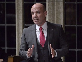 NDP MP Nathan Cullen rises during question period in the House of Commons in Ottawa, Wednesday, Oct.25, 2017. The British Columbia government has appointed former New Democrat MP Cullen as a provincial liaison with Wet'suwet'en hereditary chiefs in an LNG pipeline dispute.