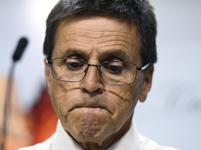 Hassan Diab attends a press conference on Parliament Hill in Ottawa on Friday, July 26, 2019. Diab is suing the federal government over his extradition to France on allegations of terrorism.