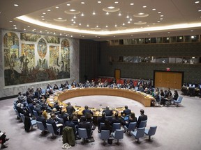 Foreign Affairs Minister Francois-Philippe Champagne says he's "cautiously optimistic" about Canada's chances of winning a seat on the United Nations Security Council this year as the government ramps up its campaign in Africa. The Security Council meets on the situation in Syria, at the U.N. headquarters, Thursday, Oct. 24, 2019.