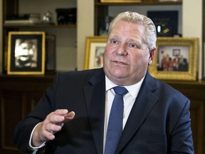 Ontario Premier Doug Ford in December 2019.