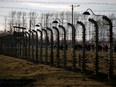 A fence is pictured at the former Nazi German concentration and extermination camp Auschwitz II Birkenau in Brzezinka, near Oswiecim, Poland, January 23, 2020.