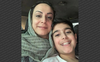 Farzaneh Naderi and son, Noojan Sadr