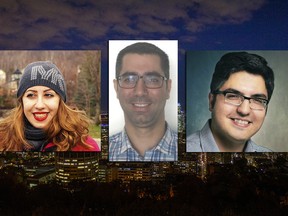 Montrealers Aida Farzaneh, Siavash Ghafouri-Azar and Arvin Morattab were on a plane that crashed in Tehran Jan. 8, 2020.