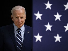 Democratic presidential candidate, former U.S. vice-president Joe Biden, arrives at an event at Iowa Central Community College on Jan. 21, 2020, in Fort Dodge, Iowa.