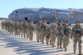Paratroopers from 2nd Battalion, 504th Parachute Infantry Regiment, 1st Brigade Combat Team, 82nd Airborne Division were activated and deployed to the U.S. Central Command area of operations in response to recent events in Iraq