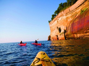 Pictured Rocks National Lakeshore in Michigan is open year-around.