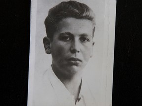 Paul Herczeg in a photo taken three months after he was liberated from the Muhldorf slave labour camp. Herczeg  is a survivor of Auschwitz and the Muhldorf camp. He barely escaped death a few times and was liberated April 30, 1945.