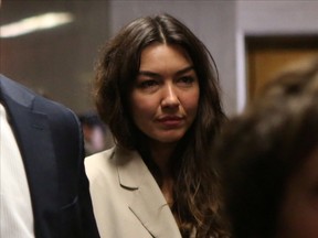 Mimi Haleyi, former production assistant, arrives to testify against Harvey Weinstein at the Criminal Court during Weinstein’s sexual assault trial in the Manhattan borough of New York City, New York, U.S., January 27, 2020.