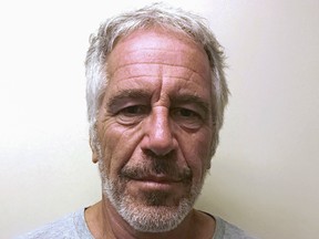 Jeffrey Epstein appears in a photograph taken for the New York State Division of Criminal Justice Services' sex offender registry March 28, 2017.