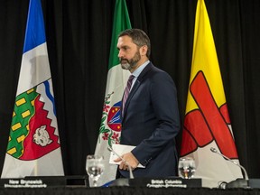 COUNCIL—Yukon Premier Sandy Silver at The Council of Federation provincial and territorial Premiers meeting at Mississauga's Hilton Toronto Airport, Monday December 2, 2019.