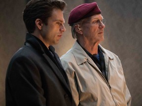 Sebastian Stan and William Hurt in The Last Full Measure.