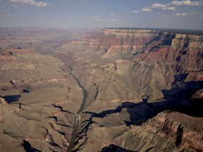 The Colorado River runs through Grand Canyon National Park.