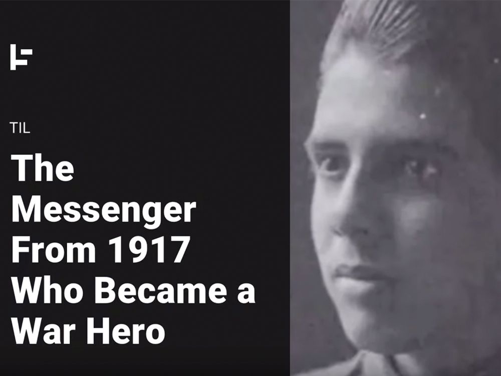 The messenger from 1917 who became a war hero National Post