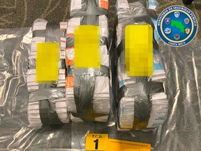 Stacks of chocolate laced with marijuana found in the luggage of a Canadian and an American, Costa Rican authorities said.
