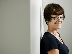 Postmedia News national columnist Christie Blatchford poses for a portrait in her Toronto home, Wednesday afternoon, June 1, 2011.