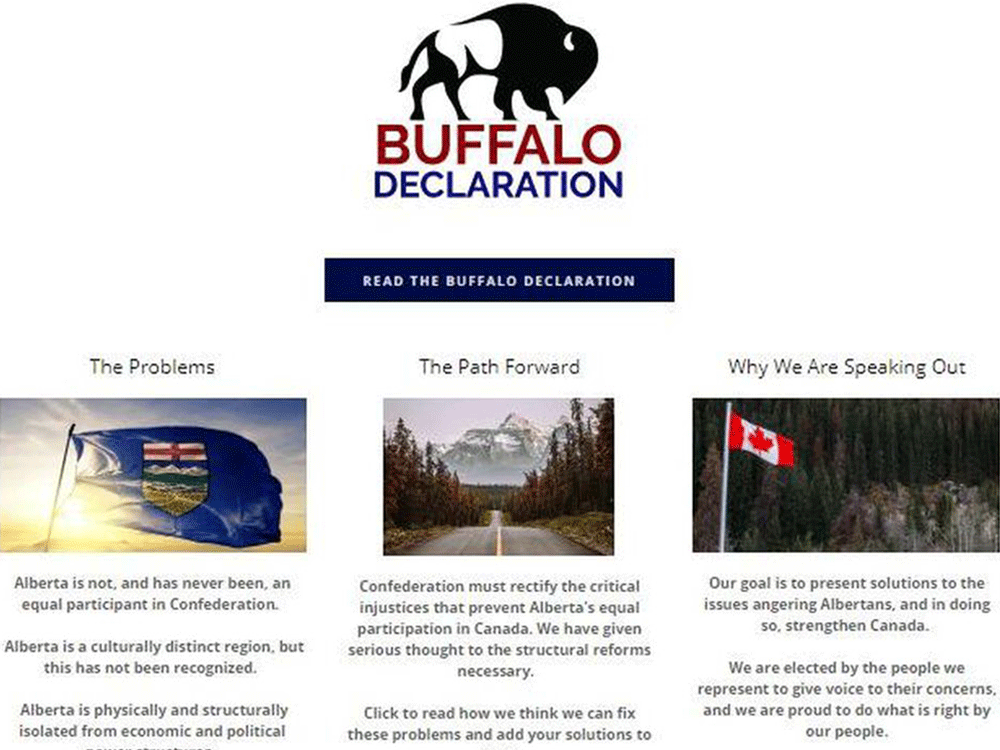 What is the Buffalo Declaration and why did they call it 'Buffalo