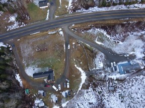 The home of Lionel and Shanna Desmond in Upper Big Tracadie, N.S., is shown in this undated police handout aerial photo. A psychiatrist who assessed Lionel Desmond two days before he fatally shot his family and himself says the former soldier showed no signs he was planning to hurt anyone when he arrived at the hospital in Antigonish, N.S., on Jan. 1, 2017.