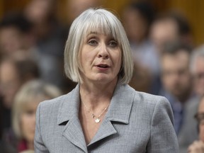 Minister of Health Patty Hajdu responds to a question during Question Period in the House of Commons Monday, February 3, 2020 in Ottawa. With more Canadians expected to arrive home and be quarantined over fears of the novel coronavirus, Health Minister Patty Hajdu is visiting the military base where several hundred people are waiting out the incubation period.