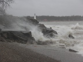 Gale winds are reaching up to six times average wind speeds in Canada.
