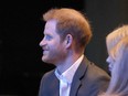 Britain's Prince Harry, Duke of Sussex, attends a sustainable tourism summit at the Edinburgh International Conference Centre in Edinburgh on February 26, 2020.
