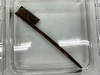 This toothbrush, as well as many other personal hygiene items, was discovered in particularly great condition in one of the Erebus’ officer’s cabins. Though it may not look like much, it features an ivory hilt topped off with hog-hair bristles, a sure sign that the owner was likely well off. “We really didn’t expect that”, admitted Parks Canada chemist Despoina Kavousanaki.