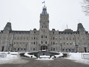 The Quebec legislature, Tuesday February 4, 2020, in Quebec City.