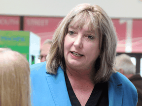 Conservative leadership hopeful Marilyn Gladu at a meet-and-greet event in Sarnia, Ont., on Feb. 15, 2020.