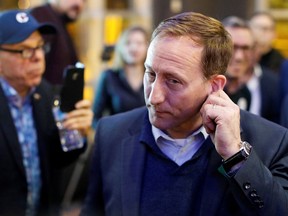 Conservative party leadership candidate Peter MacKay attends an event in Ottawa on Jan. 26, 2020.