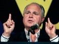 Rush Limbaugh speaks at "An Evenining With Rush Limbaugh" event in May 2007.