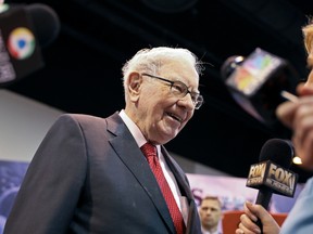 Berkshire Hathaway Chairman Warren Buffett walks through the exhibit hall as shareholders gather to hear from the billionaire investor at Berkshire Hathaway Inc's annual shareholder meeting in Omaha, Nebraska, U.S., May 4, 2019.