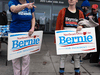 Supporters of Democratic presidential candidate Vermont Senator Bernie Sanders leave Huntington Center in Cleveland, Ohio after the rally was canceled for COVID-19 (Coronavirus) concerns on March 10, 2020.