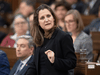 Deputy Prime Minister Chrystia Freeland speaks during question period on March 9, 2020.