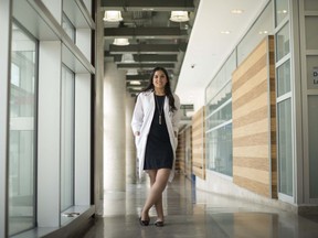 Dr. Seema Marwaha, who works at two hospitals in the greater Toronto area as an internal medicine specialist poses in this undated handout photo. She says health-care professionals on the frontline are preparing for battle against COVID-19.