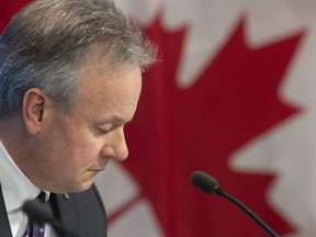 Bank of Canada Governor Stephen Poloz is seen during a news conference at the Bank of Canada Wednesday, January 22, 2020 in Ottawa.