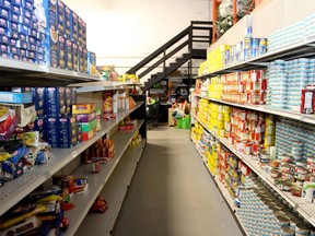 Food banks, like this one in Fort McMurray, Alberta, and other non-profit organizations will likely begin to see donations drop off while demand increases.