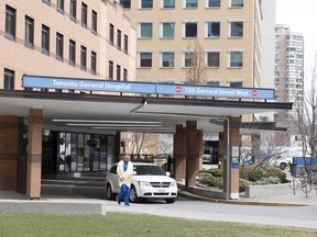 Toronto General Hospital in Toronto is shown on Thursday April 5, 2018. Transplant centres across the country have massively scaled back organ donation surgeries as hospitals try to make sure they are able to accommodate COVID-19 cases.