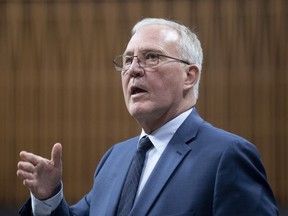 Public Safety and Emergency Preparedness Minister Bill Blair responds to a question during Question Period in the House of Commons in Ottawa, Thursday, Feb. 27, 2020.