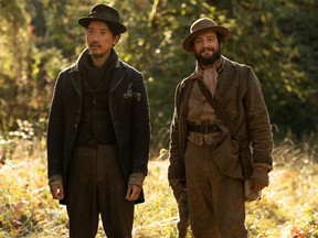 Orion Lee and John Magaro are King Lu and Cookie, cattle-rustlers (sort of) in First Cow.
