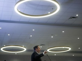 Alberta Premier Jason Kenney delivers remarks at the Indigenous Participation in Major Projects conference in Calgary, Alta., Wednesday, Feb. 26, 2020.THE CANADIAN PRESS/Jeff McIntosh