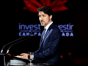 Prime Minister Justin Trudeau speaks at the Prospectors and Developers Association of Canada annual conference in Toronto, March 2, 2020.
