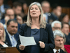 Then-deputy leader of the Conservatives, Leona Alleslev speaks during Question Period on March 9, 2020.