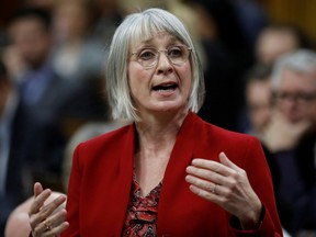 Canada's Minister of Health Patty Hajdu speaks during Question Period in the House of Commons on Parliament Hill in Ottawa, Ontario, Canada March 9, 2020.
