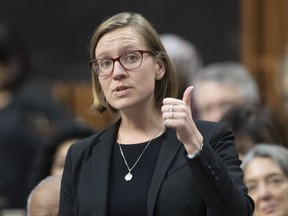 International Development Minister Karina Gould responds to a question during Question Period in the House of Commons Tuesday December 10, 2019 in Ottawa. The Trudeau government is preparing its response to Wednesday morning's UN launch COVID-19 humanitarian response plan.