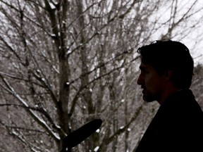 Prime Minister Justin Trudeau addresses Canadians on the COVID-19 situation from Rideau Cottage in Ottawa on Tuesday, March 24, 2020.