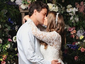 Bindi Irwin married her longtime boyfriend Chandler Powell in a secret ceremony at her family's Australian zoo.