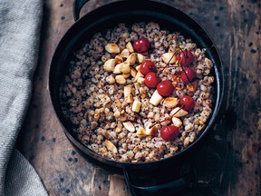 Wheat berry porridge